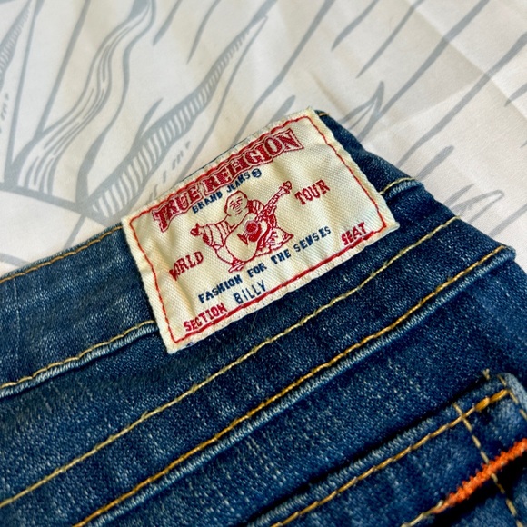 True Religion Billy Jeans W26 White Tag w/ Red Stitching - Picture 5 of 6